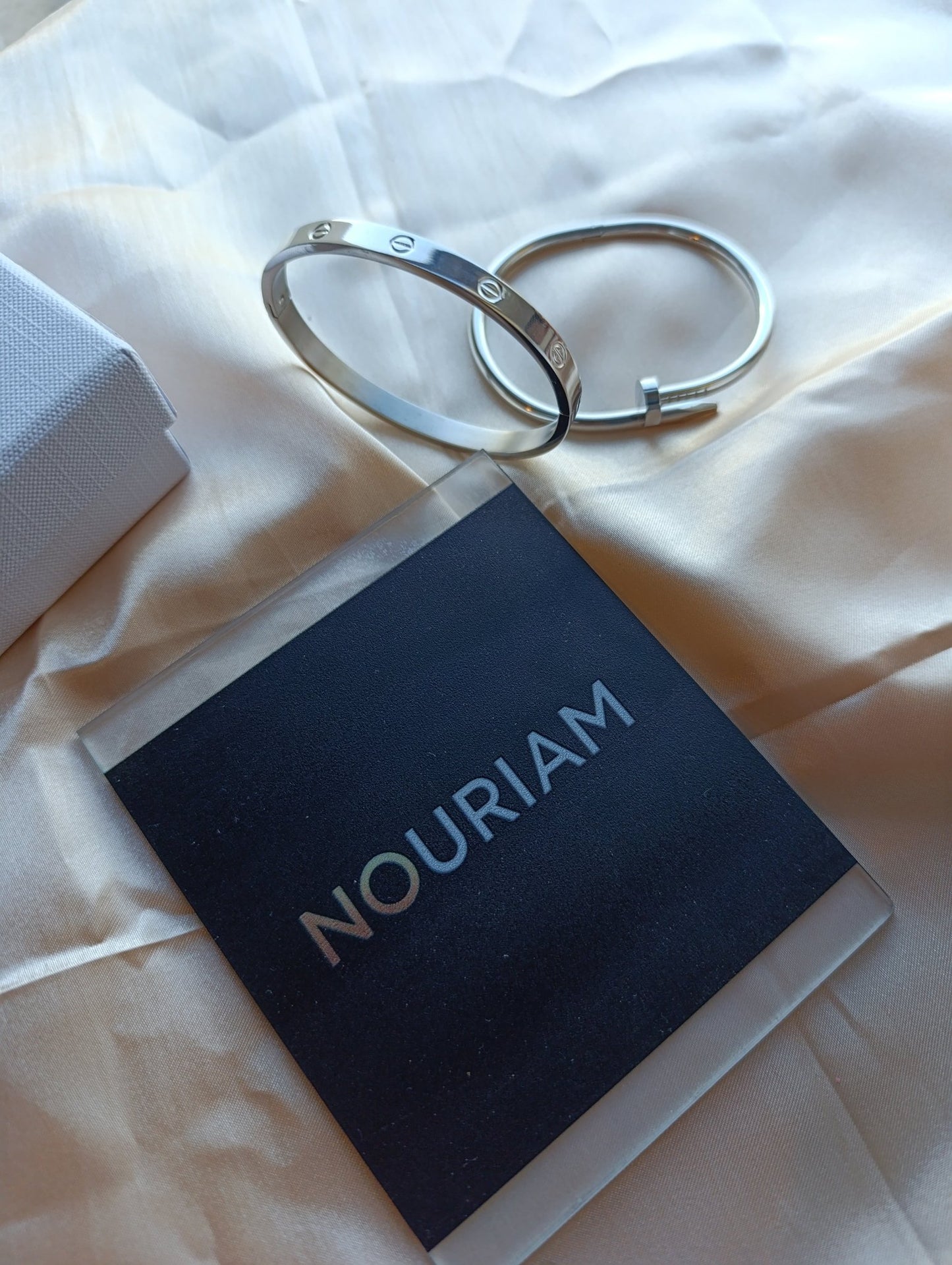Ensemble de bracelet Cloulove en acier inoxydable - Nouriam