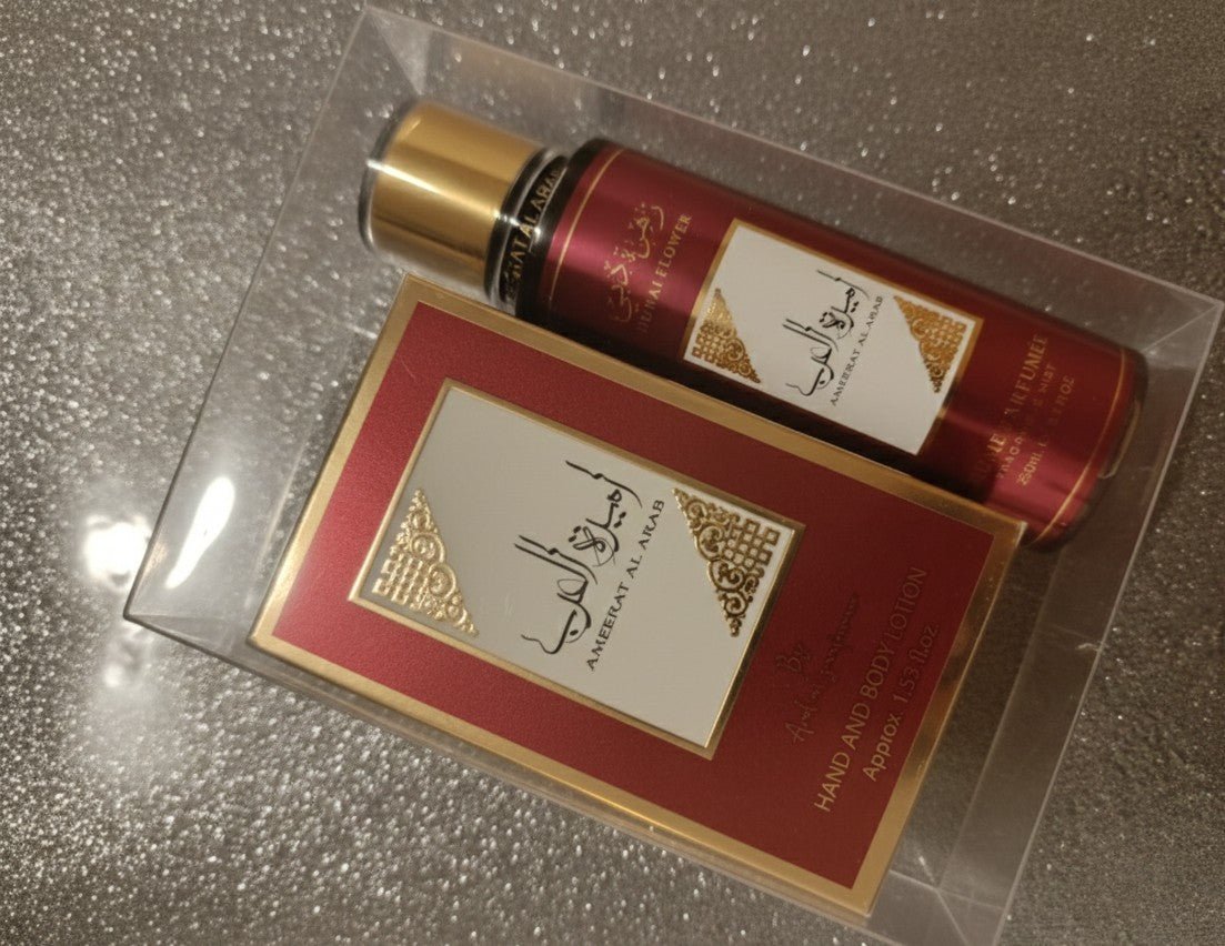 Coffret brume parfumé avec sa lotion du corp ameerat al arab longue durée - Nouriam