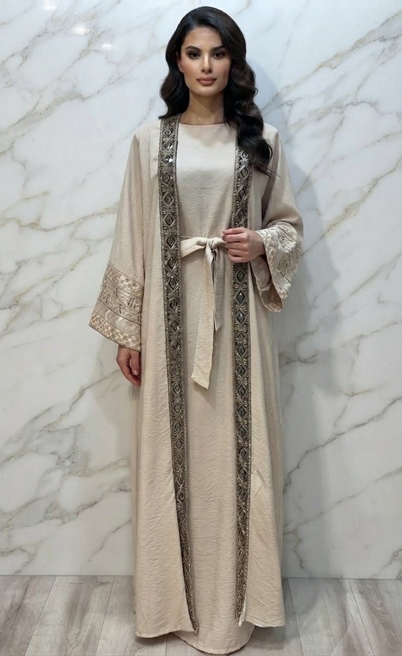 Ensemble abaya luxe - Nouriam