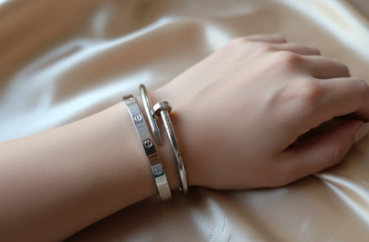 Ensemble de bracelet Cloulove en acier inoxydable - Nouriam