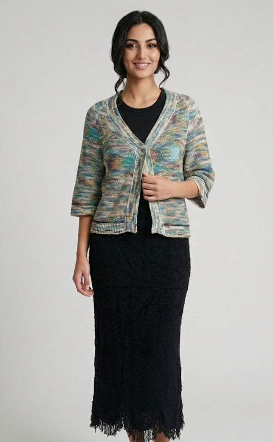 Ensemble gilet avec jupe en maille - Nouriam