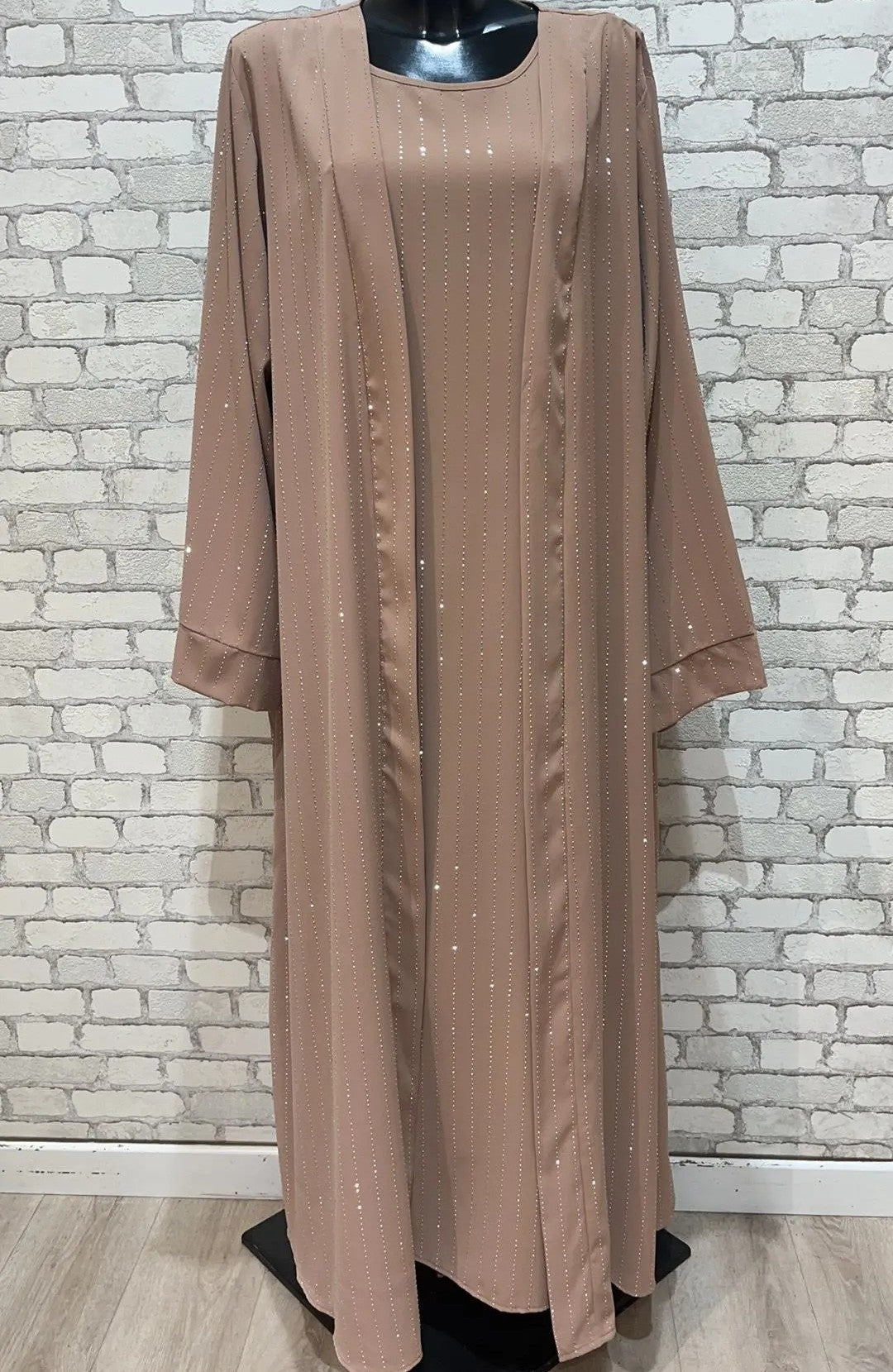 Ensemble Khaliji robe + kimono - Nouriam