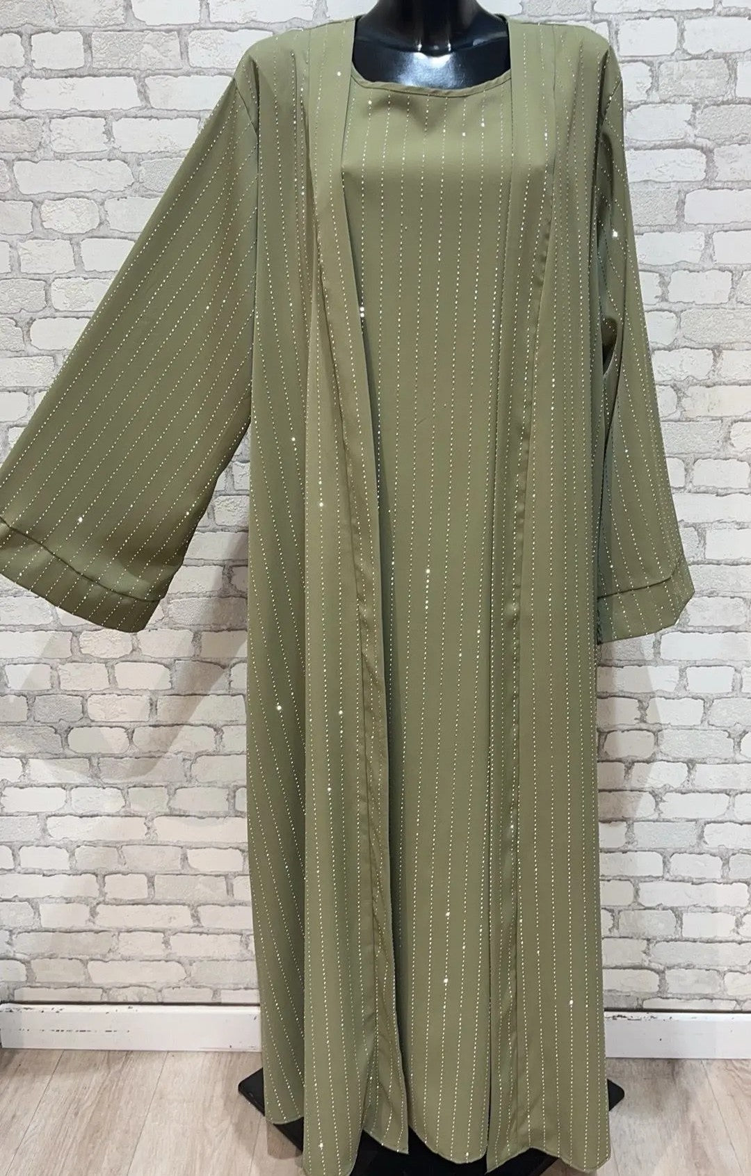 Ensemble Khaliji robe + kimono - Nouriam
