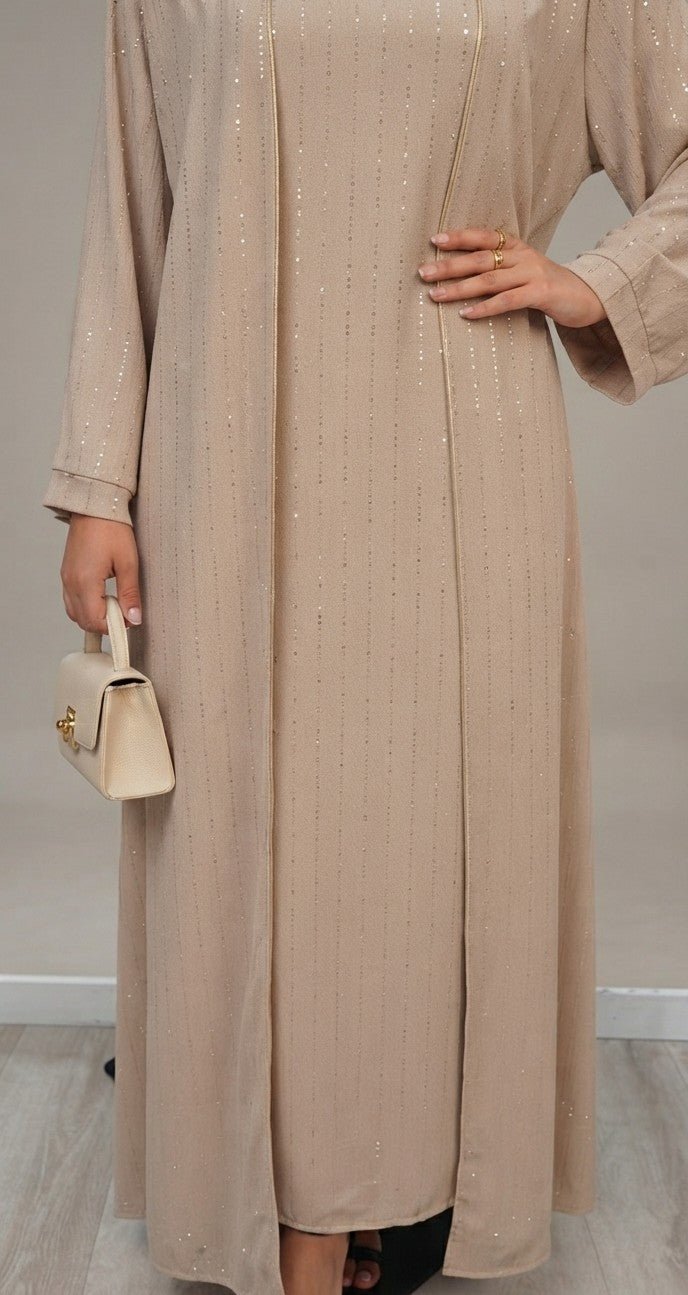 Ensemble Khaliji robe + kimono - Nouriam