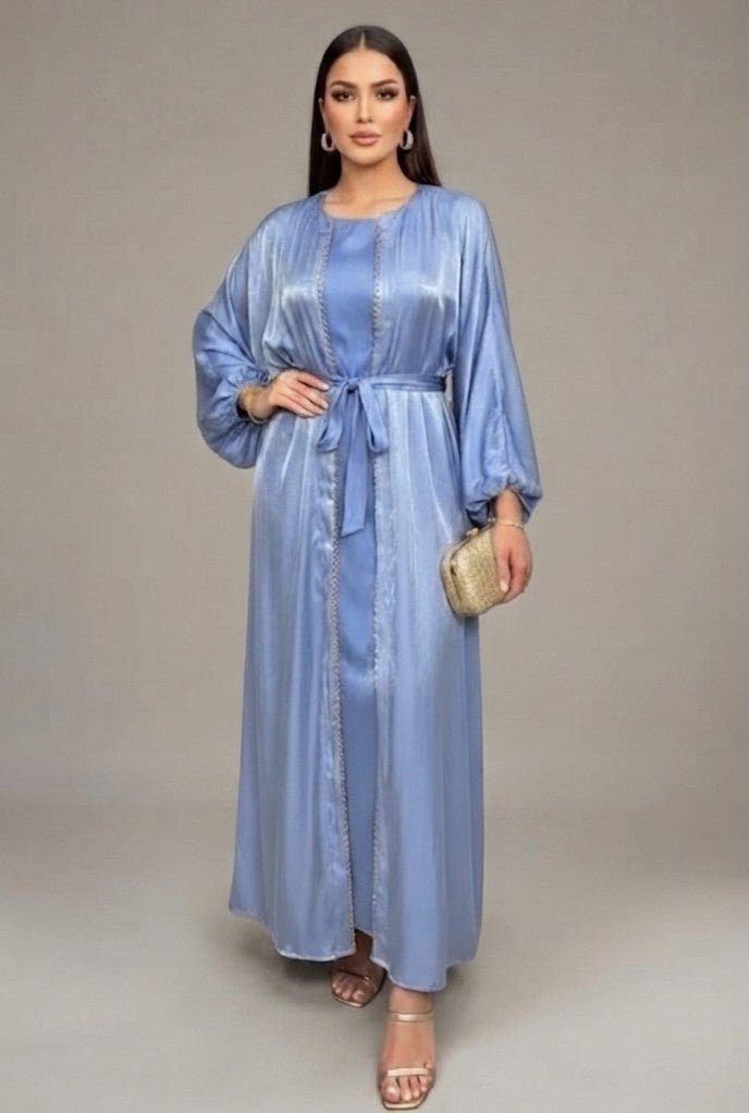 Ensemble khaliji robe + kimono - Nouriam