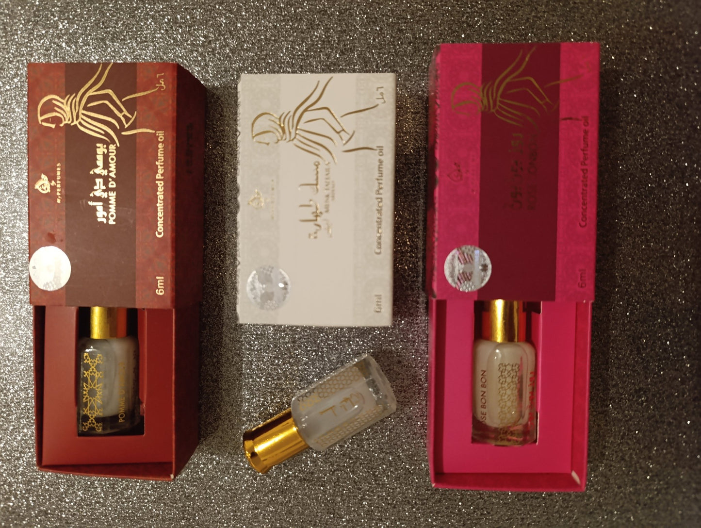 Lot de trois muscs parfumé longue durée - Nouriam