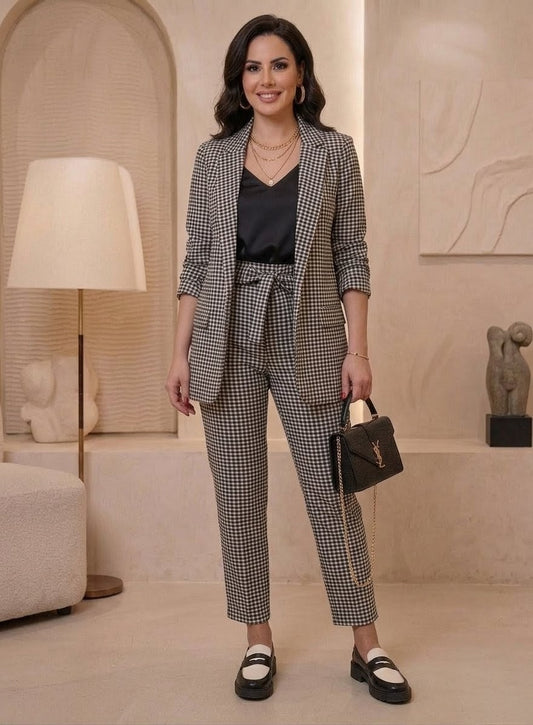 Ensemble à carreau luxus