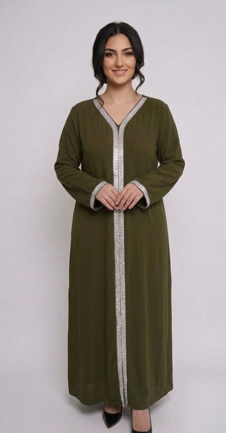 ABAYA MODERNA KAKI