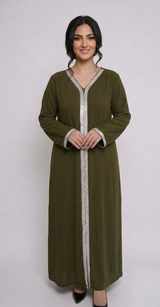 ABAYA MODERNA KAKI