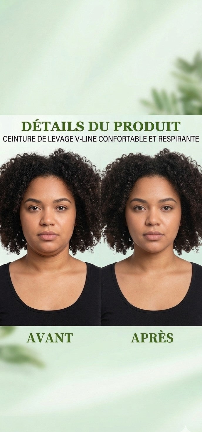 Masque liftant affinant double menton
