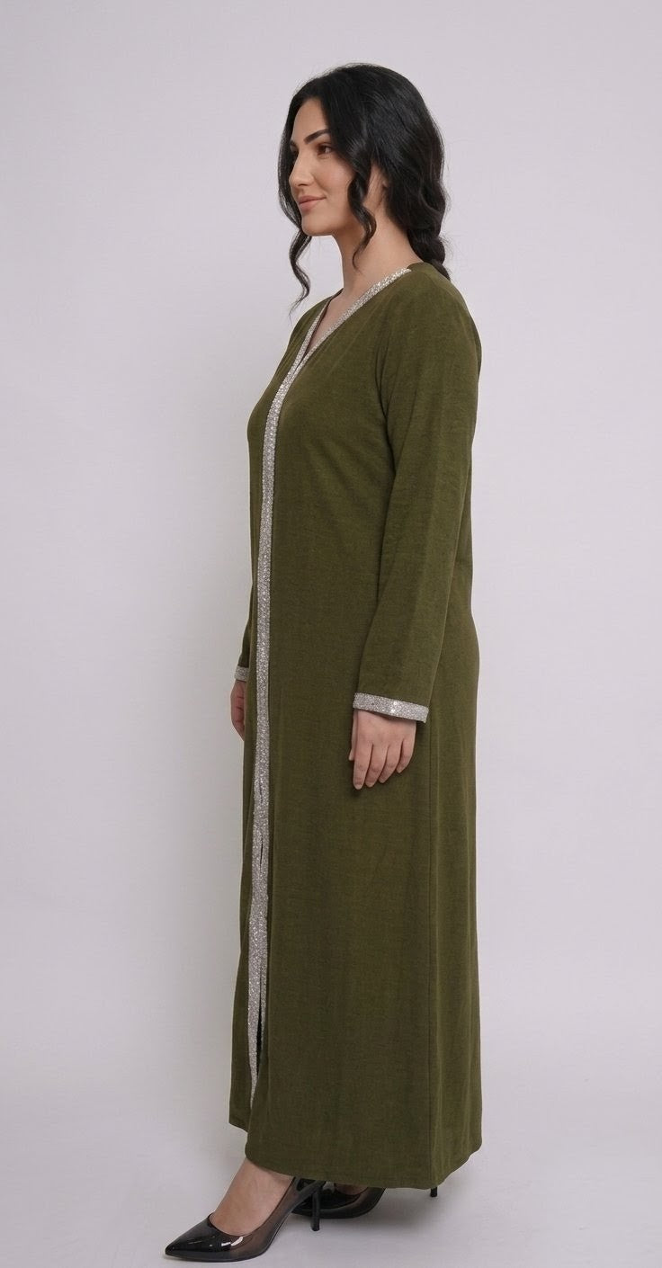 ABAYA MODERNA KAKI
